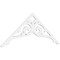 Ekena Millwork Pitch Bordeaux Architectural Grade PVC Gable Pediment, 72"W x 27"H x 1"P (9/12) GPP072X027X100BOR - alternate 1
